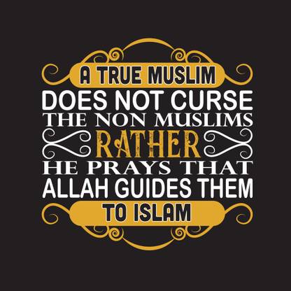 a true muslim Paper Print