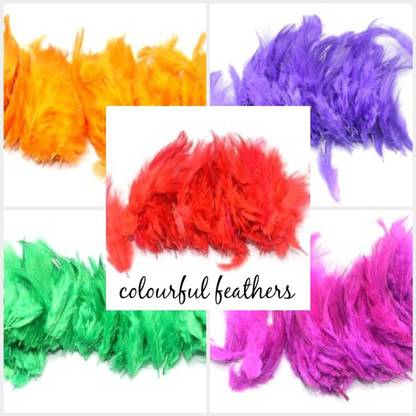 FUNCART 5 Multicolor feather boas