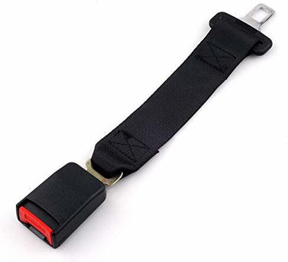 Seat belt extension for booster seat clearance