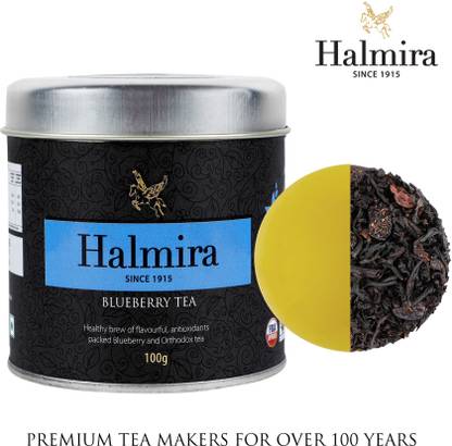 Halmira Tea Blueberry Blueberry Tea Tin