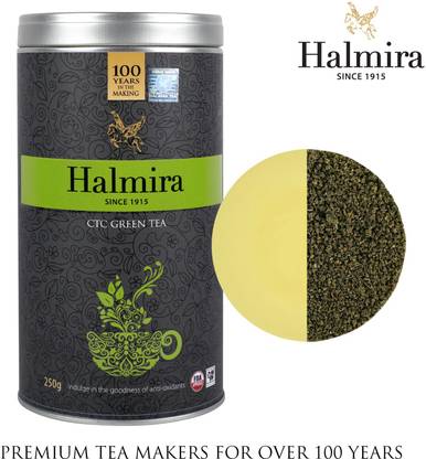 Halmira Tea CTC Green Tea Tin