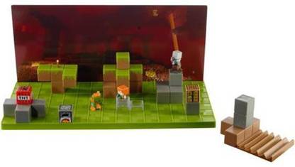 Minecraft Stop-Motion Movie Creator Set with 4 Mini-Figures & Props