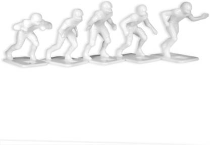 Tudor Games 11 Regular Size White Electric Football Action Figures-Set of 34