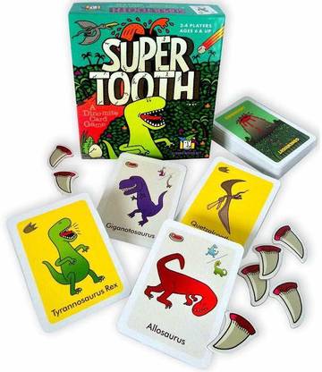 Gamewright Super Tooth A Dino Mite Card Game
