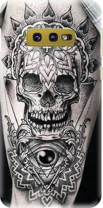 PNBEE Back Cover for Samsung Galaxy S10 Lite- Tattoo Print Mobile Case Cover