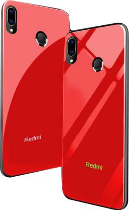 Mobikcity Back Cover for Radium logo Glow Light Illuminated Case (Glow in the Dark) For Xiaomi Note 7/7 Pro (Red)