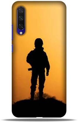 Helloduniya Back Cover for Xiaomi Mi A3 Printed Design Army Men