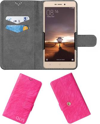 ACM Flip Cover for Mi Redmi 3S Prime