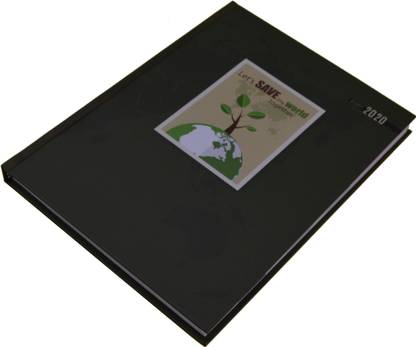 kolor nine Diary, Year-2020, Big Size Regular Diary Ruled 380 Pages