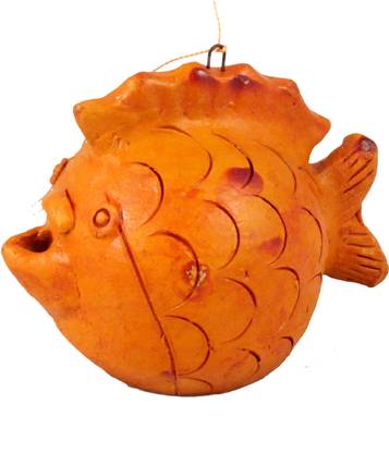 SUNINOW Terracotta Hanging Decorative Diya| Deepawali/Diwali Decoration|Premium Quality for Durga Puja/Pooja|Navratri Garba Welcome Goddess | Diya for Diwali (Hanging Kalash Diya) Terracotta Hanging Diya Set
