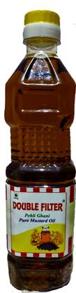 Double Filter MUSTARD OIL Mustard Oil Plastic Bottle