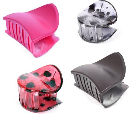 ayesha Set of 4 two tone crab hair clips Hair Claw