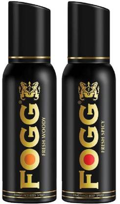 FOGG spicy and woody Aqua Deodorant Spray - For Men (150 ml) pack of 2 Hair Fragrance 2