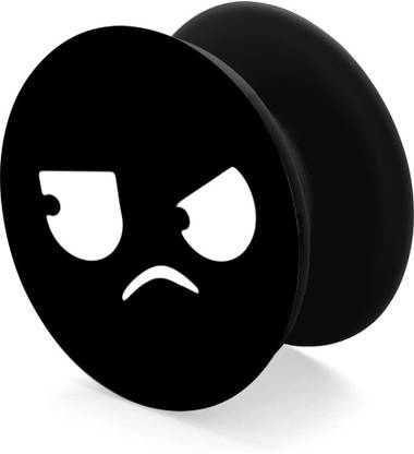 UnboxJoy Mobile Phone Holder in Black, Round Shape 00283 Mobile Holder