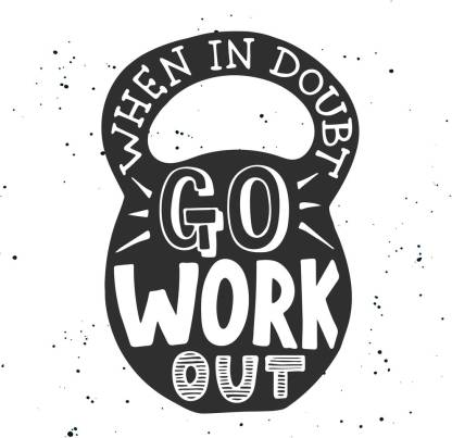 KD go workout Poster|Motivational Poste Paper Print
