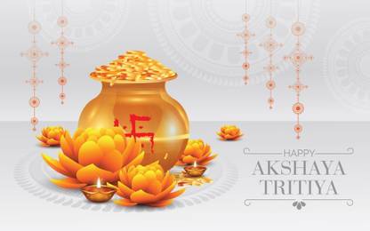 happy akshaya tritiya M Paper Print
