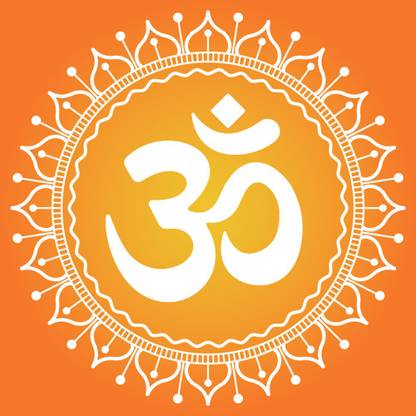 KD om symbol Sticker Poster Paper Print
