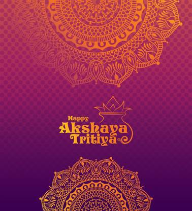 KD happy akshaya tritiya Sticker Poster|Diwali Poster|Festival Paper Print