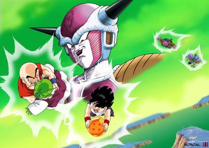 Athah Anime Dragon Ball Z Dragon Ball Zarbon Gohan Krillin Frieza Dodoria Dende 13*19 inches Wall Poster Matte Finish Paper Print