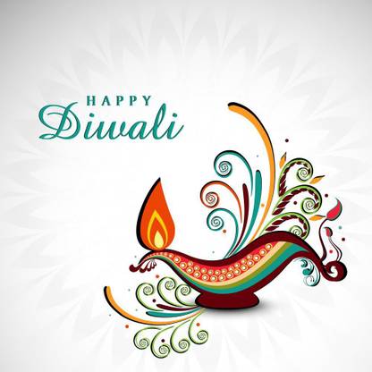new happy diwali |festival poster|diwali poster|poster for diwali|diya poster|dia poster|rangoli poster|poster for home,gym,office|12x18 inch|sticker paper poster Paper Print
