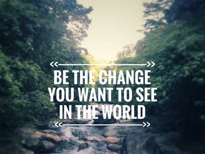 KD be the change you Sticker Poster|Motivational Poster|Inspirational Poster Paper Print