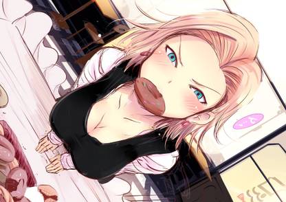 KD cute android 18cute android 18 sticker poster|dragon ball z poster|anime poster|size:12x18 inch|multicolor Paper Print