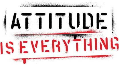 attitude is everything |Motivational Poster|Inspirational Poster|Gym poster| Paper Print