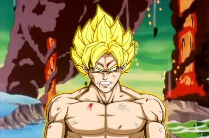 KD goku super saiyan namekgoku super saiyan namek Paper Print