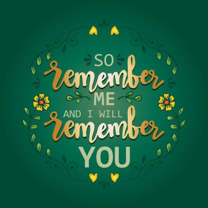 so remember me islamic Paper Print