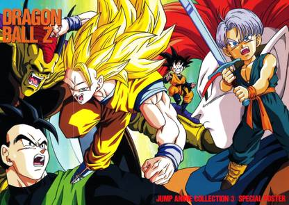 KD DBZ super saiyan 3DBZ super saiyan 3 sticker poster|dragon ball z poster|anime poster Paper Print
