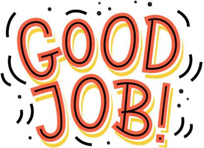 KD good job Sticker Poster|Motivational Poster| Paper Print