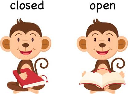difference between closed and open Paper Print