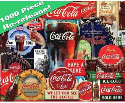 Springbok Puzzles Coca-Cola Decades of Tradition 1000-Piece Jigsaw Puzzle