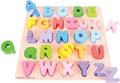 Bigjigs Toys Chunky Alphabet Puzzle Uppercase