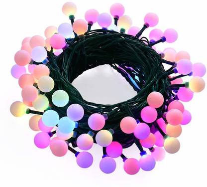 SILVOSWAN 40 LEDs 15.98 m Multicolor Steady Ball Rice Lights