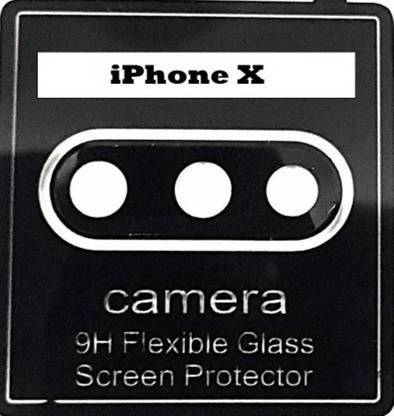 EASYKARTZ Back Camera Lens Glass Protector for Apple iPhone X