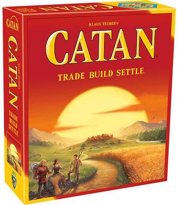Catan Board Game - Trade Build Settle, 5th Edition Party & Fun Board Game