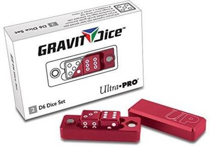 Ultra Pro Gravity Dice D6 - Crimson (Set of 2) Board Game Accessories