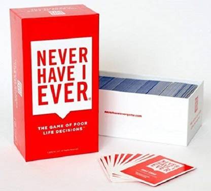 Negi Never Have I Ever The Game of Poor Life Decisions Game Card Games For Adults 4-12 Players
