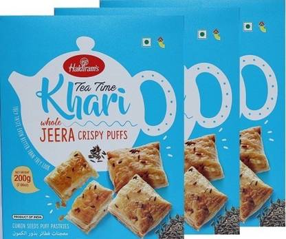 Haldiram's KHARI JEERA CRISPY PUFF Plain Biscuit