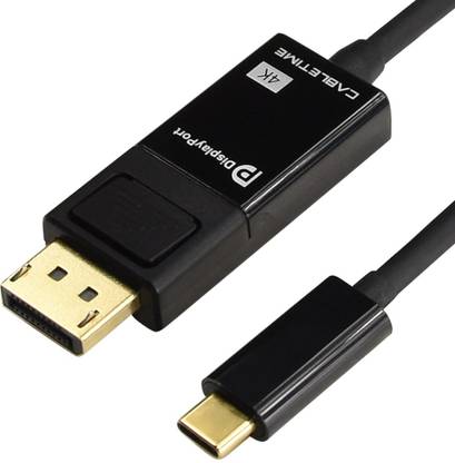 CABLETIME Thunderbolt Cable 1.8 m USB-C to DisplayPort Type C to DP 4K@60Hz TD-186TC