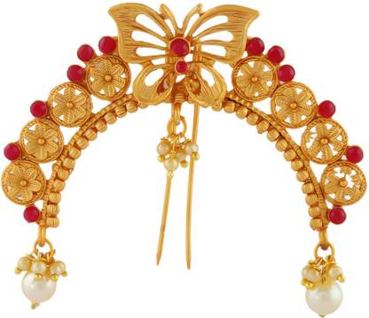Anuradha Art jewellery KHB-168 Bun Clip