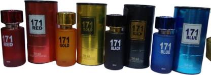 Ana 171 Red, Gold, Black, Blue Perfume 50ml ( Pack Of 4 ) Perfume  -  200 ml