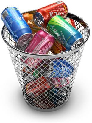 use dustbin sticker poster|save water quotes|environment Paper Print
