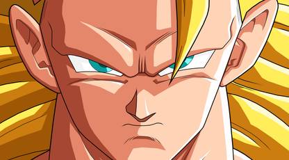 Goku ssj4 face poster|dragon ball z poster|anime poster|size:12x18 inch|multicolor Paper Print