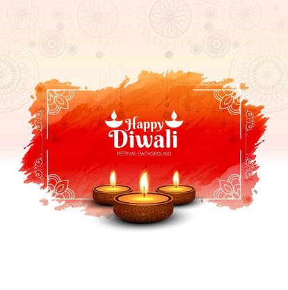 happy diwali festival background Paper Print