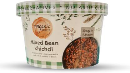 organic roots Mixed Bean Khichdi - 3 Varieties of Beans - Rajma Chawal - 45gm 45 g