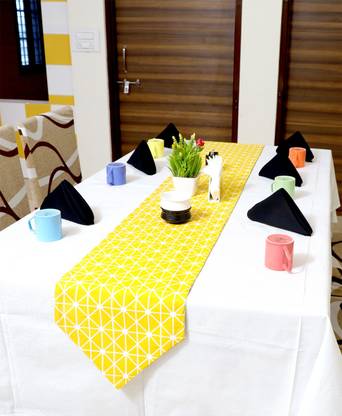 Tolexo Multicolor 218 cm Reversible Table Runner