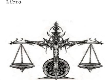 voorkoms Libra zodiac sign tattoo