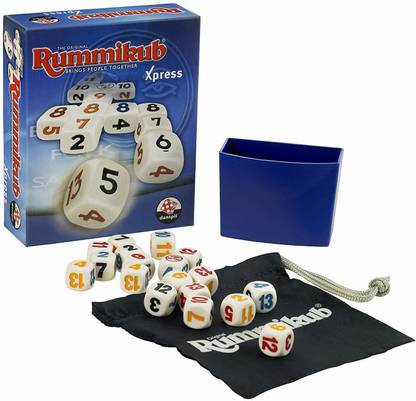 King Joker Rummikub Xpress, Multi Color Party & Fun Board Game